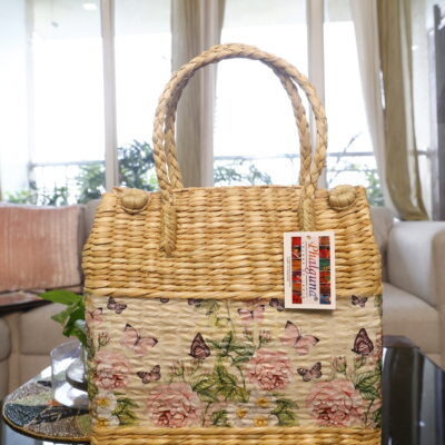 Kauna Grass Hand Woven Hand Embroidered Hand bag